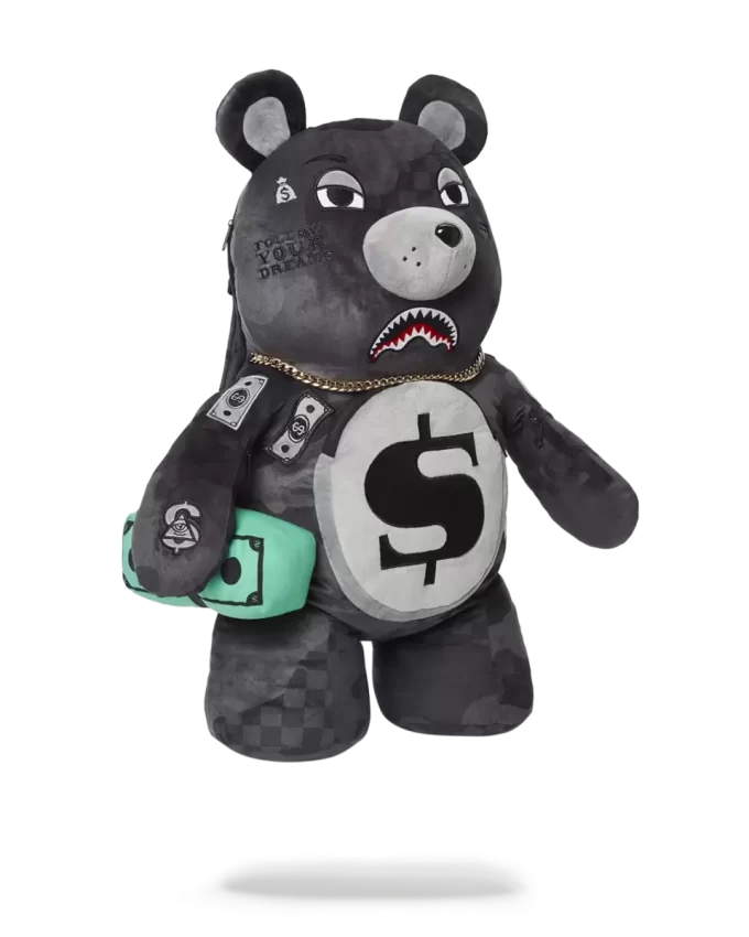 RUCSAC MONEYBEAR URSULEȚ DE PLUȘ 3 AM NEVER SLEEP RUCSAC MONEYBEAR URSULEȚ DE PLUȘ 3 AM NEVER SLEEP
