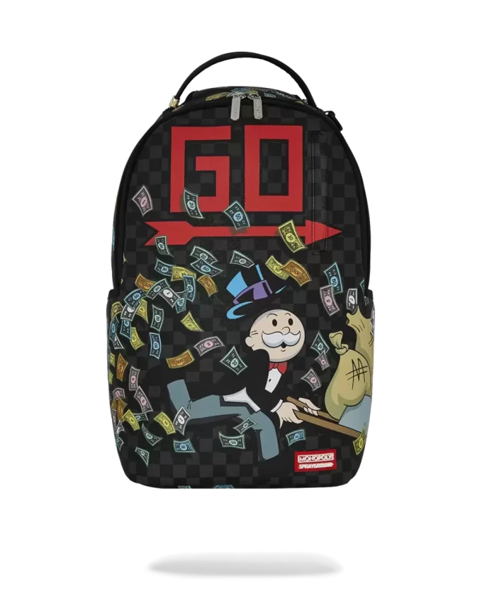 RUCSAC MONOPOLY CU ROȚI ȘI BUTOI RUCSAC MONOPOLY CU ROȚI ȘI BUTOI