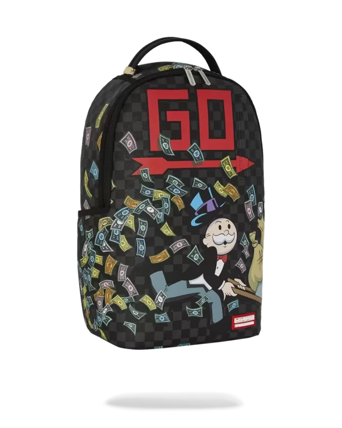 RUCSAC MONOPOLY CU ROȚI ȘI BUTOI RUCSAC MONOPOLY CU ROȚI ȘI BUTOI