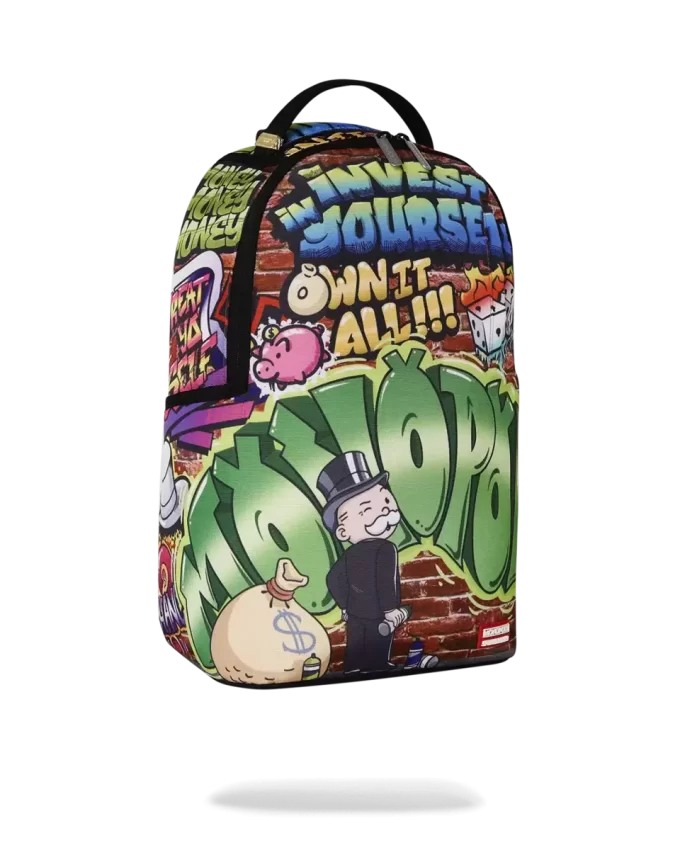 Rucsac MONOPOLY GRAFFITI GOLD RUSH DLXR Rucsac MONOPOLY GRAFFITI GOLD RUSH DLXR