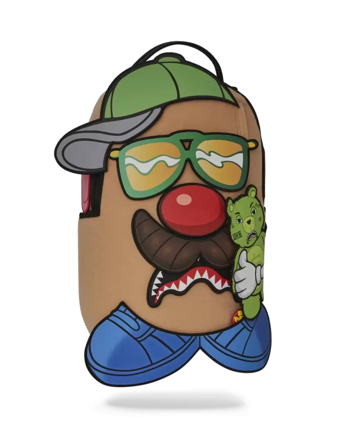 Rucsac Mr. Potato Head cu etichetă velcro și design mixt, model DLXSV Rucsac Mr. Potato Head cu etichetă velcro și design mixt, model DLXSV