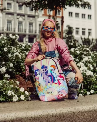 Rucsac My Little Pony cu echipa de rechini