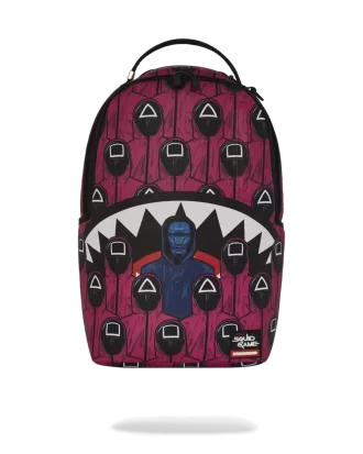 RUCSAC ÎN COLABORARE CU SQUID GAME, FRONT MAN ȘI PINK GUARD SHARKS