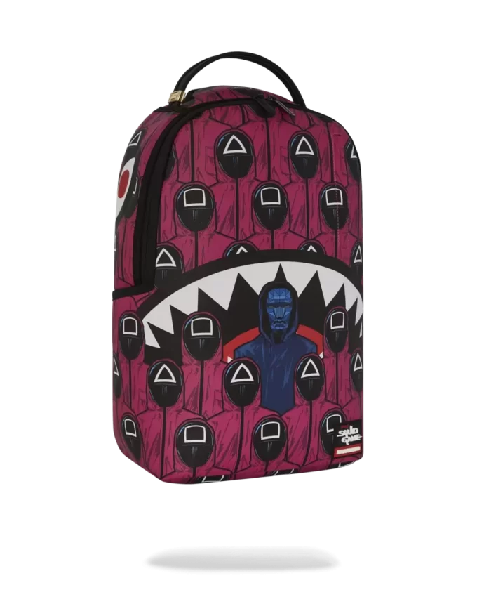 RUCSAC ÎN COLABORARE CU SQUID GAME, FRONT MAN ȘI PINK GUARD SHARKS RUCSAC ÎN COLABORARE CU SQUID GAME, FRONT MAN ȘI PINK GUARD SHARKS
