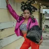 RUCSAC NOIR QUILT CU LANȚ DE AUR, RECHIN SAVAGE RUCSAC NOIR QUILT CU LANȚ DE AUR, RECHIN SAVAGE