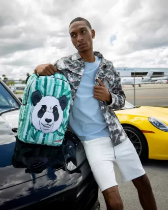 RUCSAC PANDA COZY DIN VELUR