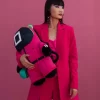 Rucsac Pink Soldiers Bear cu Squid Game Collaboration