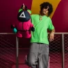 Rucsac Pink Soldiers Bear cu Squid Game Collaboration