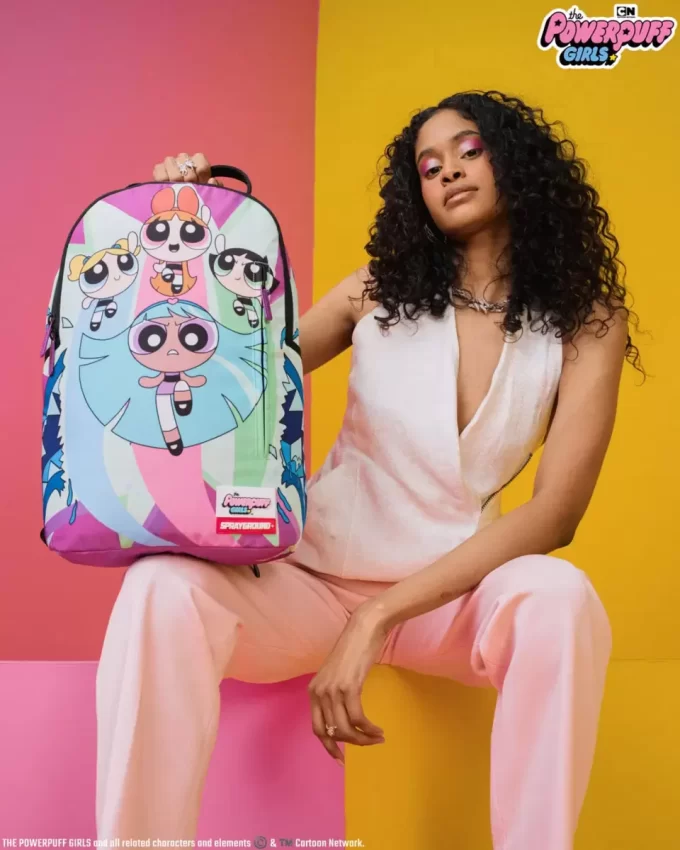 RUCSAC POWER PUFF GIRLS RECHIN MONSTRU RUCSAC POWER PUFF GIRLS RECHIN MONSTRU