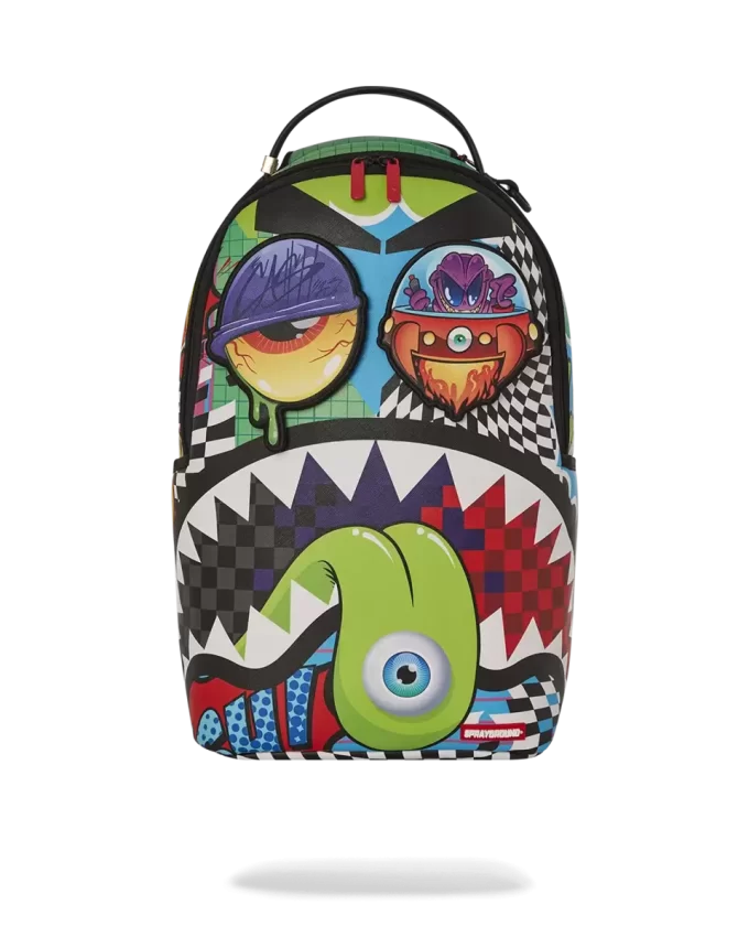 RUCSAC PSYCHO WORLD OF FUN (CU BEȚIȘOARE DETAȘABILE CU VELCRO PENTRU OCHI) RUCSAC PSYCHO WORLD OF FUN (CU BEȚIȘOARE DETAȘABILE CU VELCRO PENTRU OCHI)