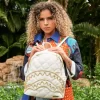 RUCSAC RIVIERA LE BLANC CU LANȚ DE AUR SHARK SAVAGE RUCSAC RIVIERA LE BLANC CU LANȚ DE AUR SHARK SAVAGE