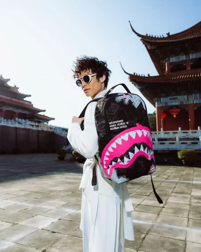 Rucsac Shark Central Art Acrilic DLX din bumbac Rucsac Shark Central Art Acrilic DLX din bumbac