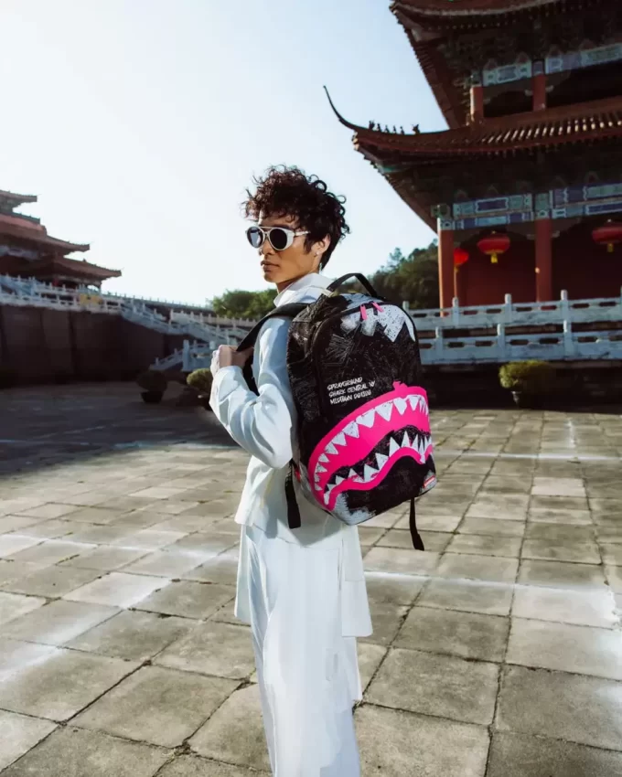 Rucsac Shark Central Art Acrilic DLX din bumbac Rucsac Shark Central Art Acrilic DLX din bumbac