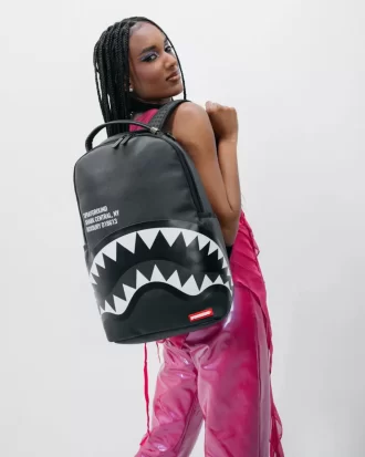 RUCSAC SHARK CENTRAL NEGRU/GRI (DLXV)