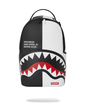Rucsac Shark Central Split Negru/Alb (DLXV)
