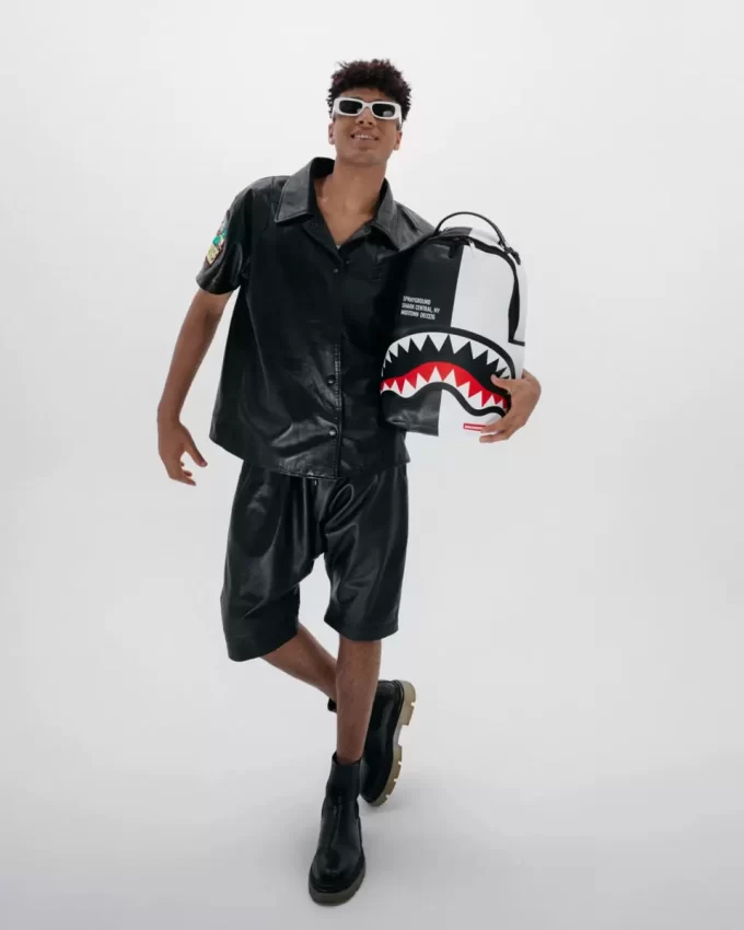 Rucsac Shark Central Split Negru/Alb (DLXV) Rucsac Shark Central Split Negru/Alb (DLXV)