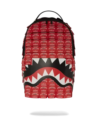 RUCSAC SHARK CONFECȚIONAT DIN ETICHETE ȚESUTE