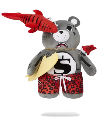 RUCSAC SHARK FRIENDS MONEYBEAR URSULET DE PLUȘ