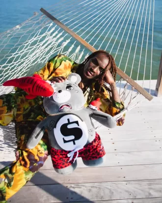 RUCSAC SHARK FRIENDS MONEYBEAR URSULET DE PLUȘ