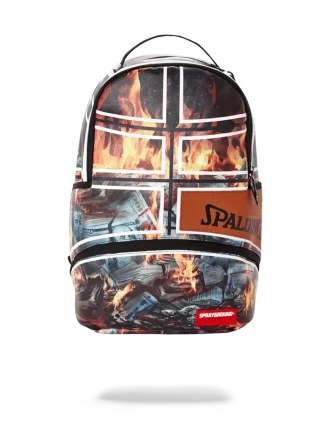 Rucsac SPALDING X SPRAYGROUND FIRE MONEY