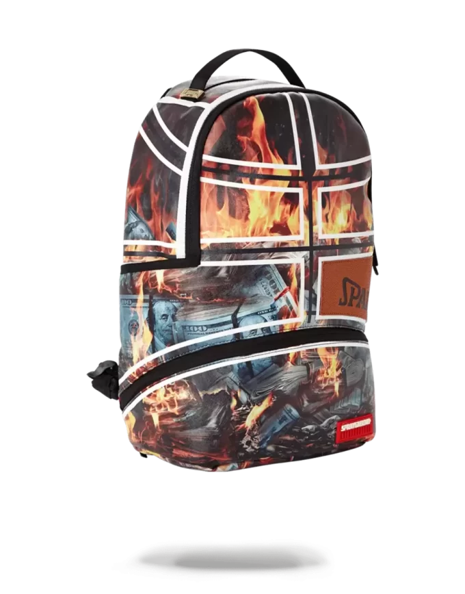 Rucsac SPALDING X SPRAYGROUND FIRE MONEY Rucsac SPALDING X SPRAYGROUND FIRE MONEY