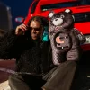Rucsac SPEED SHARK cu glisare laterală, MONEYBEAR, cu ursuleț de pluș Rucsac SPEED SHARK cu glisare laterală, MONEYBEAR, cu ursuleț de pluș