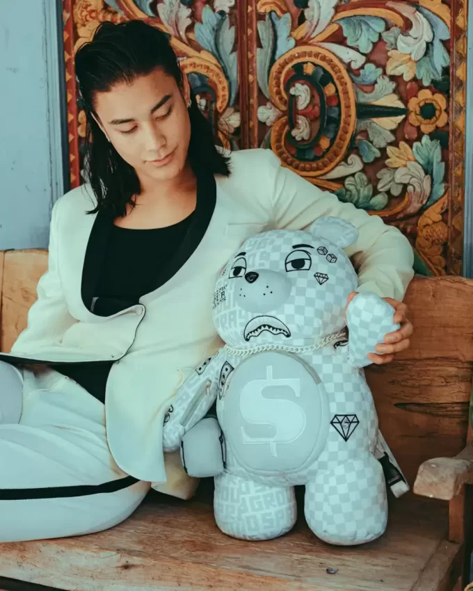 RUCSAC SPLIT THE CHECK (PEARL) MONEYBEAR URSULET DE PLUȘ RUCSAC SPLIT THE CHECK (PEARL) MONEYBEAR URSULET DE PLUȘ
