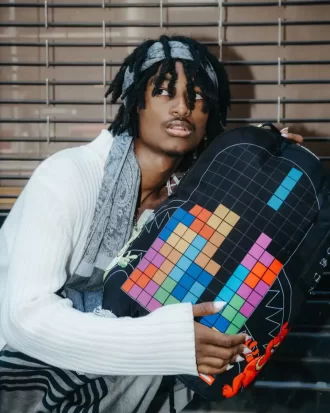 RUCSAC TETRIS CU DIABLO ȘI URSUL BANILOR