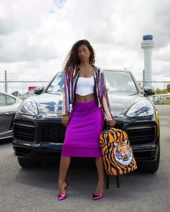 RUCSAC TIGER COZY DIN VELUR RUCSAC TIGER COZY DIN VELUR
