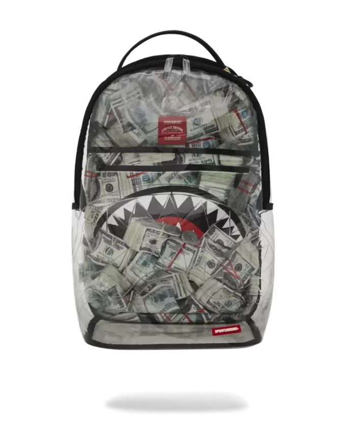 RUCSAC TRANSPARENT – MONEY CHOMP RUCSAC TRANSPARENT – MONEY CHOMP