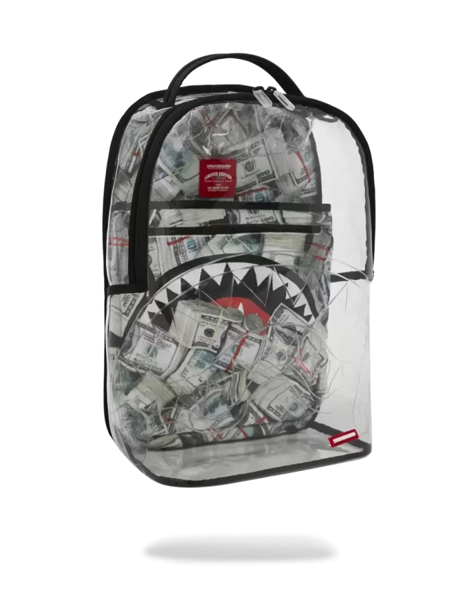 RUCSAC TRANSPARENT – MONEY CHOMP RUCSAC TRANSPARENT – MONEY CHOMP