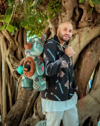 RUCSAC URSULEȚ DE PLUȘ CAMOCHECK MONEYBEAR
