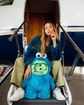 RUCSAC URSULEȚ DE PLUȘ MONEY „COOKIE”
