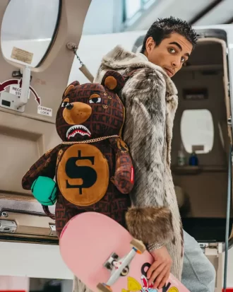RUCSAC URSULEȚ DE PLUȘ OFFENDED MONEYBEAR