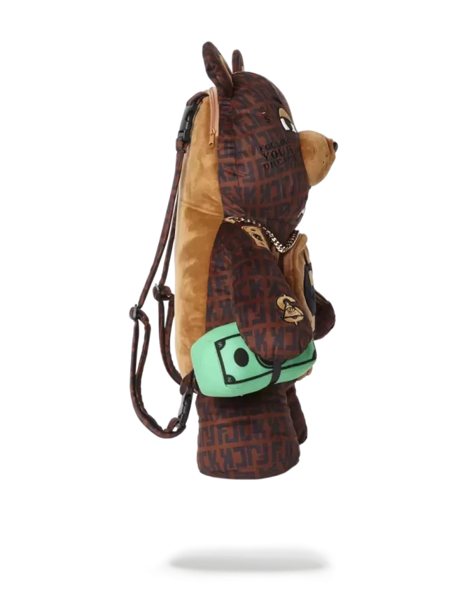RUCSAC URSULEȚ DE PLUȘ OFFENDED MONEYBEAR RUCSAC URSULEȚ DE PLUȘ OFFENDED MONEYBEAR