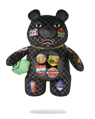 RUCSAC URSULET DE PLUȘ GLOBAL MOGUL UNLIMITED MILES MONEYBEAR