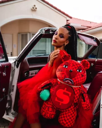 RUCSAC VENI VIDI VICI MONEYBEAR URSULET DE PLUȘ