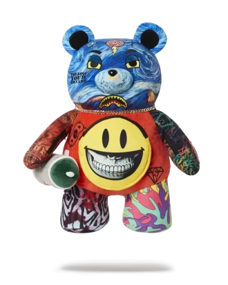 RUCSAC VILLAIN MONEY BEAR URSULET DE PLUȘ RON EDIȚIE ENGLEZĂ