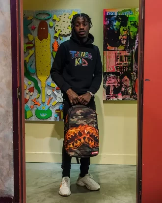Rucsacul Lil Tjay Burner Shark DLX