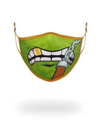 TMNT ADULT: RECHINUL MICHELANGELO, MĂSCA DE FAȚĂ MIXATĂ