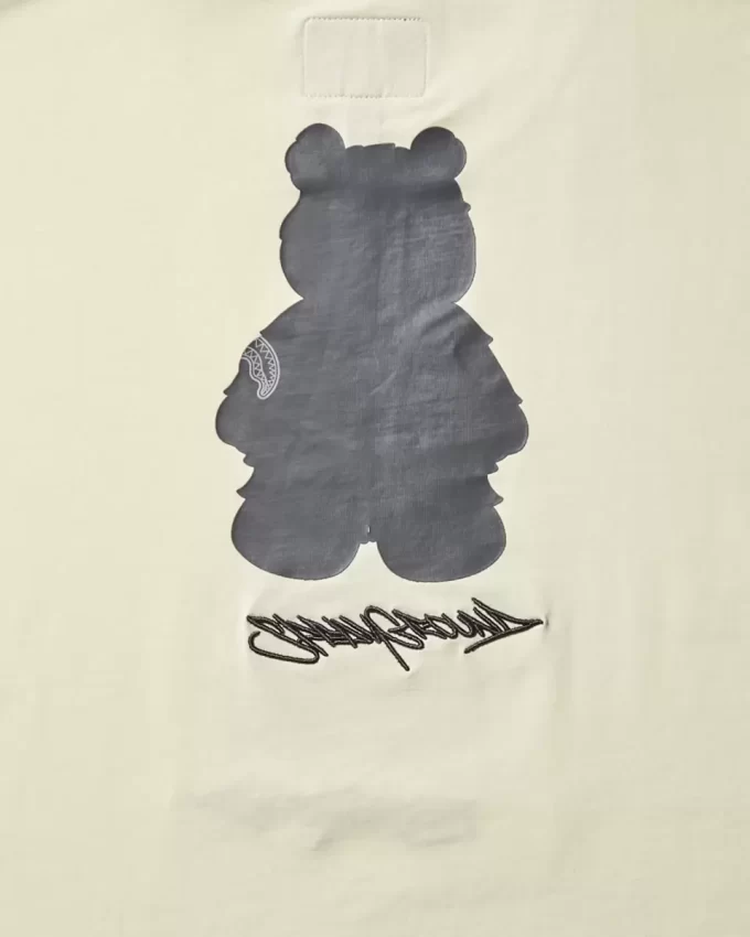 TRICOU CU MÂNECĂ SCURTĂ ȘI GRAFIC CU URSULETUL BANILOR (CAISĂ)