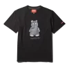 TRICOU CU MÂNECĂ SCURTĂ ȘI GRAFIC CU URSULETUL BANILOR (NEGRU)