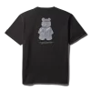 TRICOU CU MÂNECĂ SCURTĂ ȘI GRAFIC CU URSULETUL BANILOR (NEGRU)