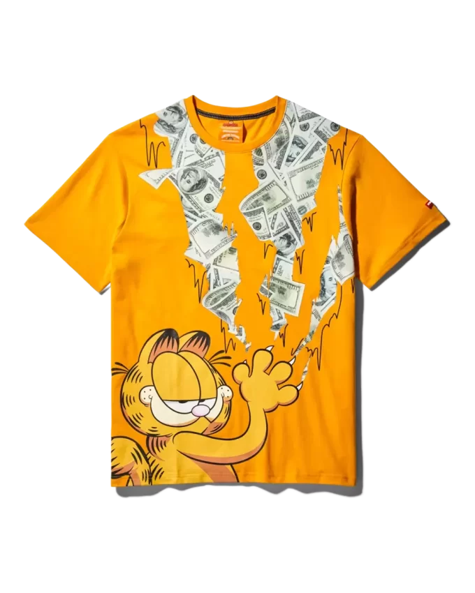 TRICOU GRAFIC CU PISICĂ GARFIELD (PORTOCALIU)