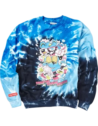 TULBURARE DE COMPORTAMENT DISRUPTIV CREW ROYAL BLUE TIE DYE