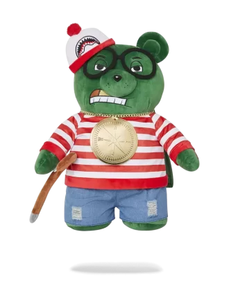 UNDE WALDO MONEYBEAR TEDDY BEAR RUCSAC